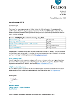 Accredicted Partner Pearson